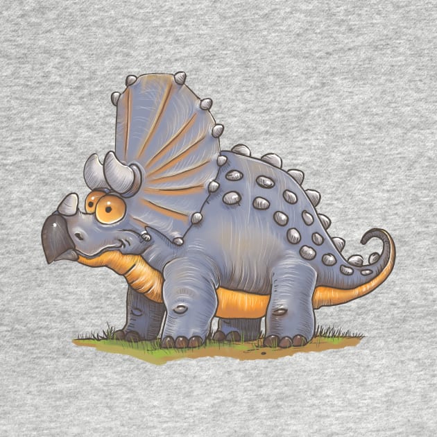 Triceratops by Artofokan